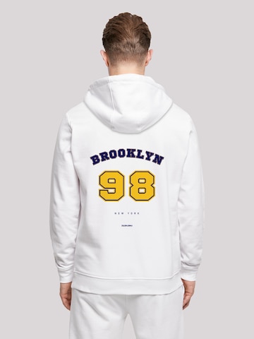 F4NT4STIC Sweatshirt 'Brooklyn 98 NY' in Wit