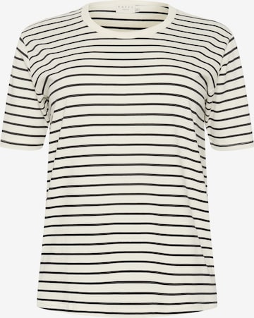 T-shirt 'Winni' KAFFE CURVE en blanc : devant
