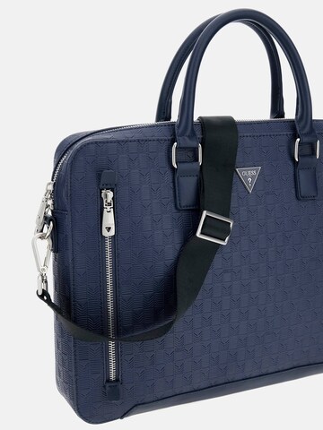 GUESS Aktentasche 'Torino' in Blau