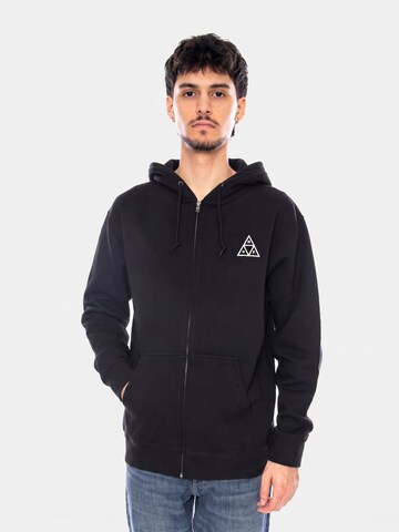 HUF Bluza rozpinana w kolorze czarny