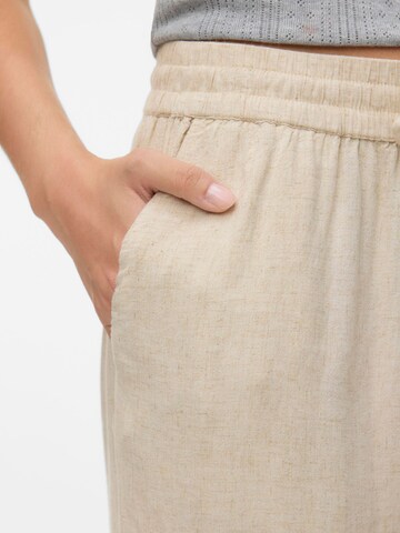 VERO MODA Wide leg Broek 'VMThea' in Grijs