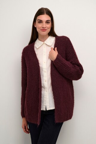 CULTURE Knit cardigan 'Brava' in Red: front