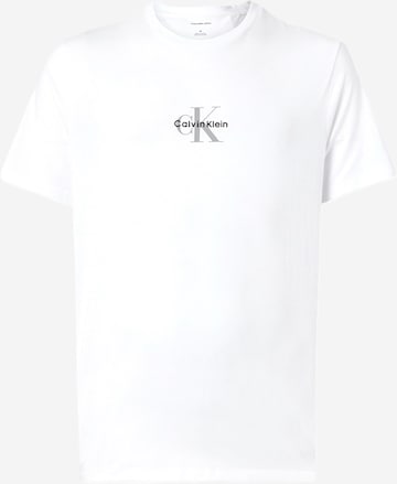 Calvin Klein Jeans Μπλουζάκι σε λευκό: μπροστά