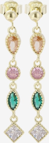 Akzent Earrings '"Vada" aus 925 Sterlingsilber, rhodiniert, langlebig' in Gold: front