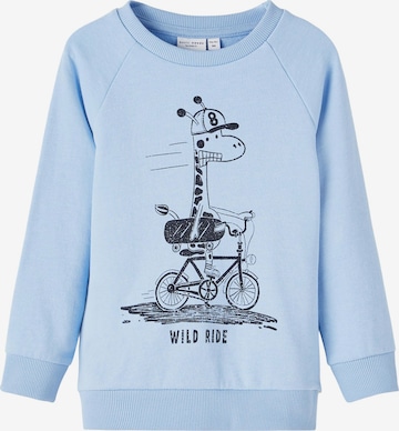 NAME IT Sweatshirt 'Vion' in Blau: predná strana