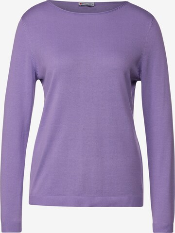 STREET ONE Sweater in Purple: front