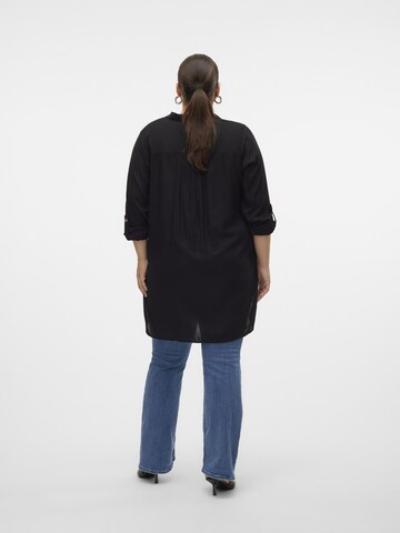 Vero Moda Curve Blouse 'BUMPY ' in Zwart