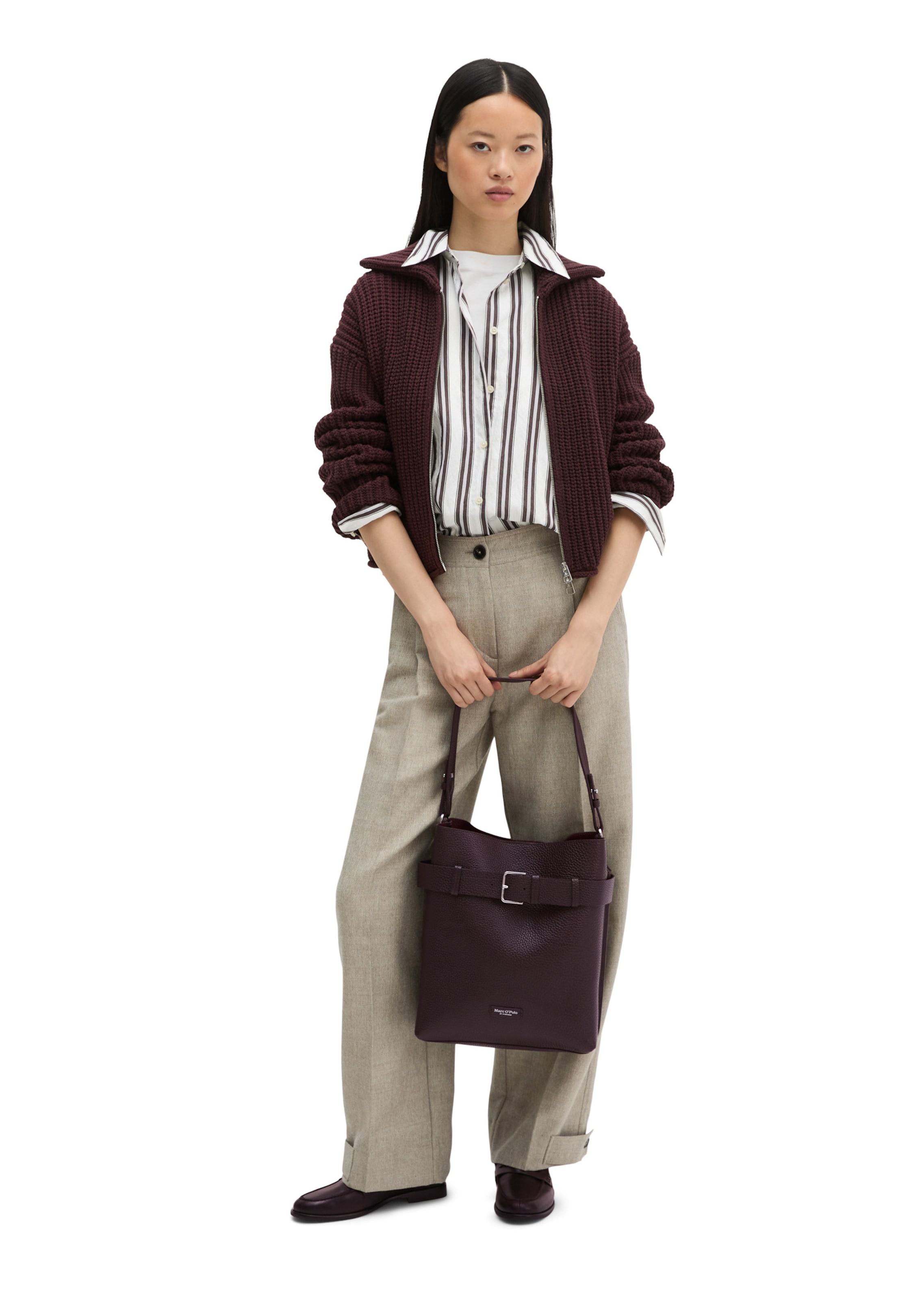 Marc O'Polo Shoulder bag 'Brinja' in Red: front
