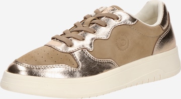Baskets basses bugatti en beige : devant
