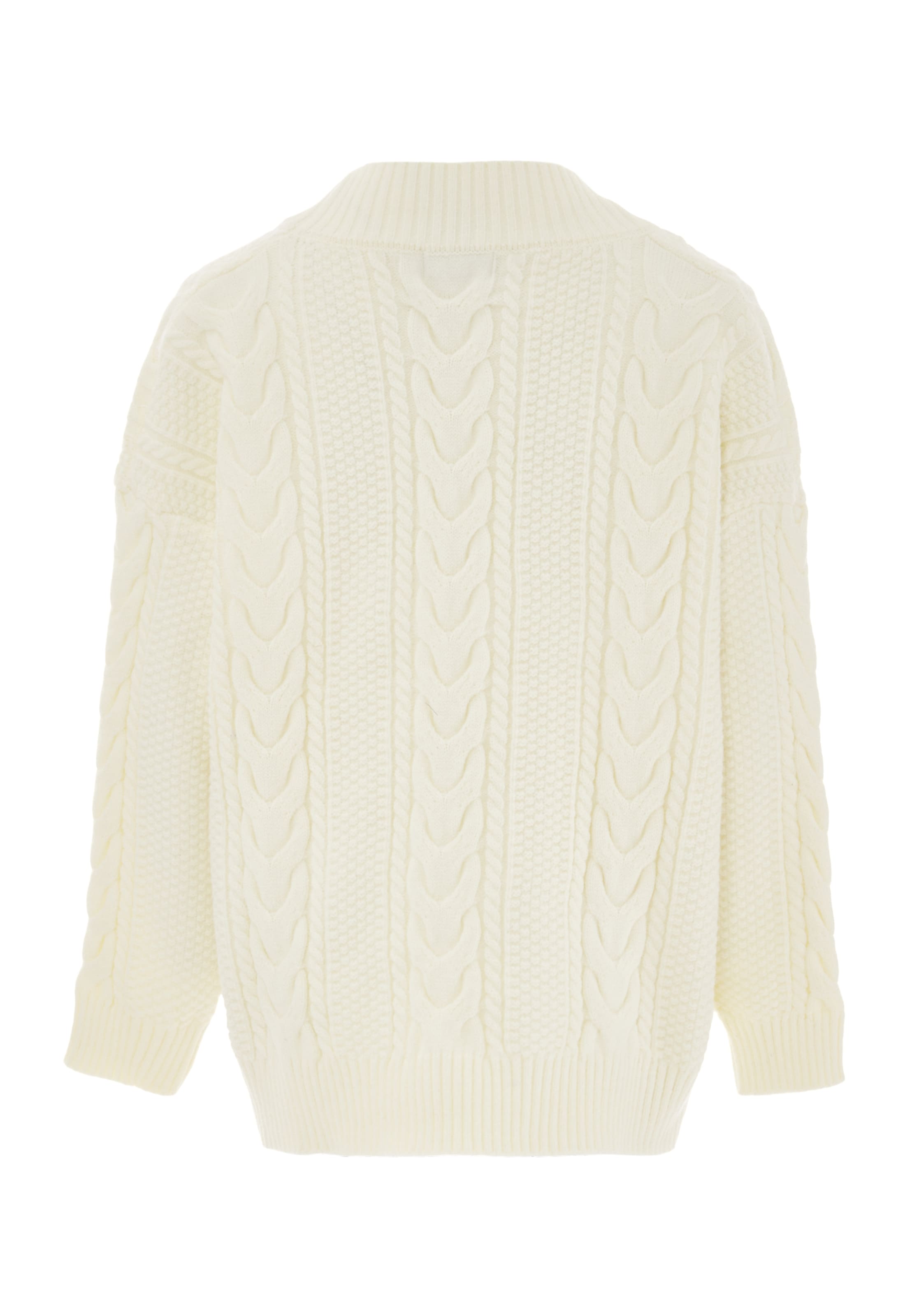 IMMY - Casaco de malha em branco