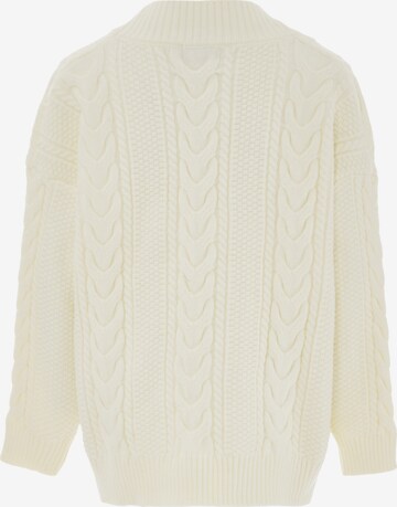 IMMY Knit Cardigan in White