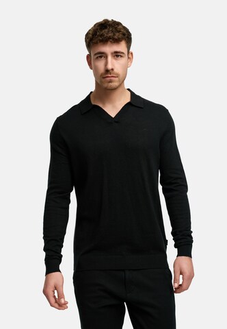 Pull-over 'Hagen' INDICODE JEANS en noir : devant