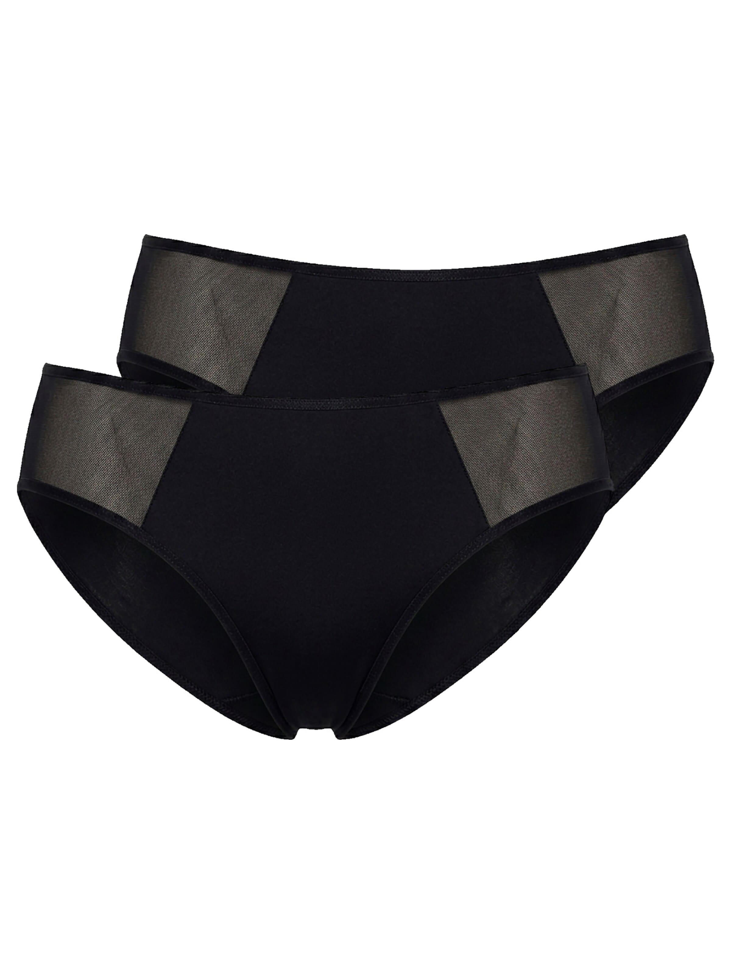 VIANIA Slip 'Sally'‌‌‌‌ in Schwarz: Vorderseite