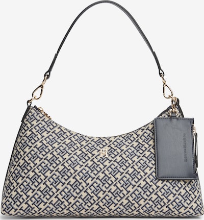 TOMMY HILFIGER Olkalaukku 'JACQUARD' värissä beige / laivastonsininen / vaaleansininen, Tuotenäkymä