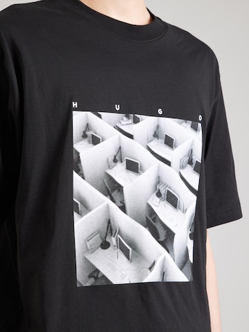 Maglietta 'Dodger' di HUGO in nero