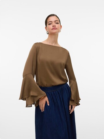 Chemisier VERO MODA en vert : devant