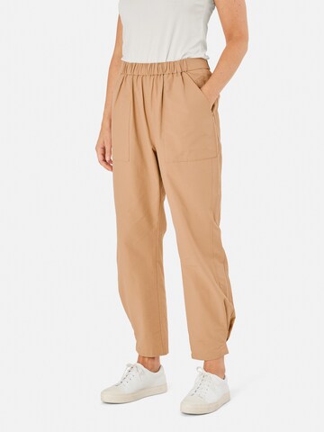 Masai Tapered Broek 'MaPirella' in Beige: voorkant