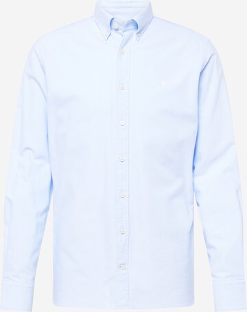 Coupe slim Chemise Hackett London en bleu : devant