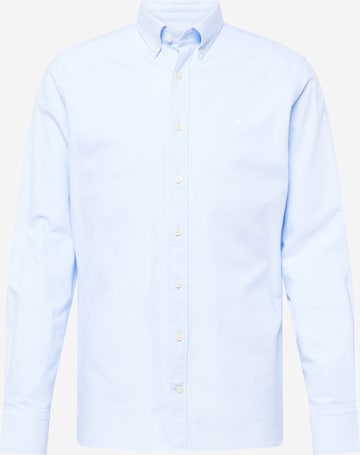 mėlyna Hackett London Priglundantis modelis Marškiniai: priekis