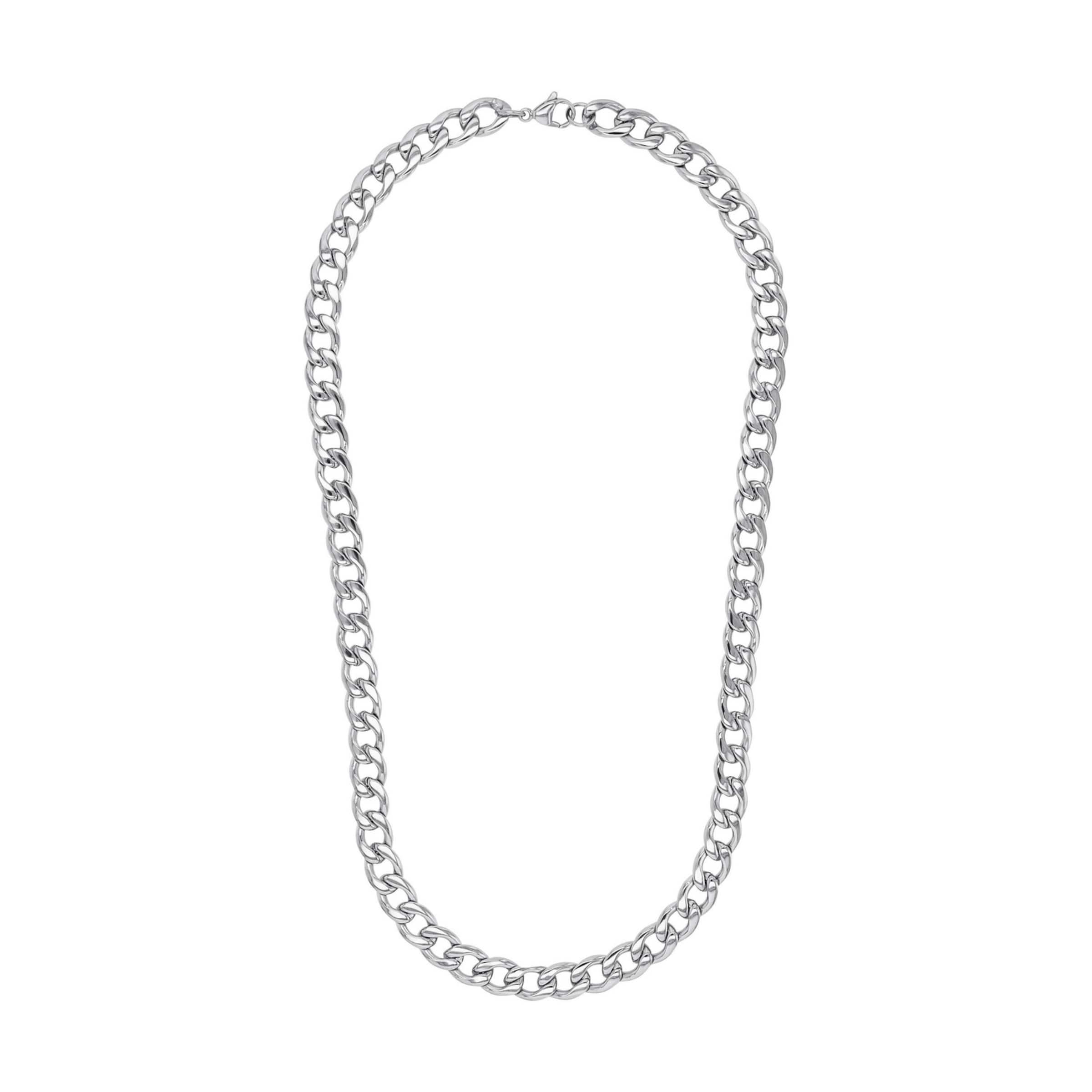 AMOR Necklace in Silver: front