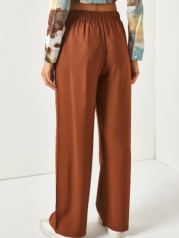 olalook Wide leg Pants in Brown