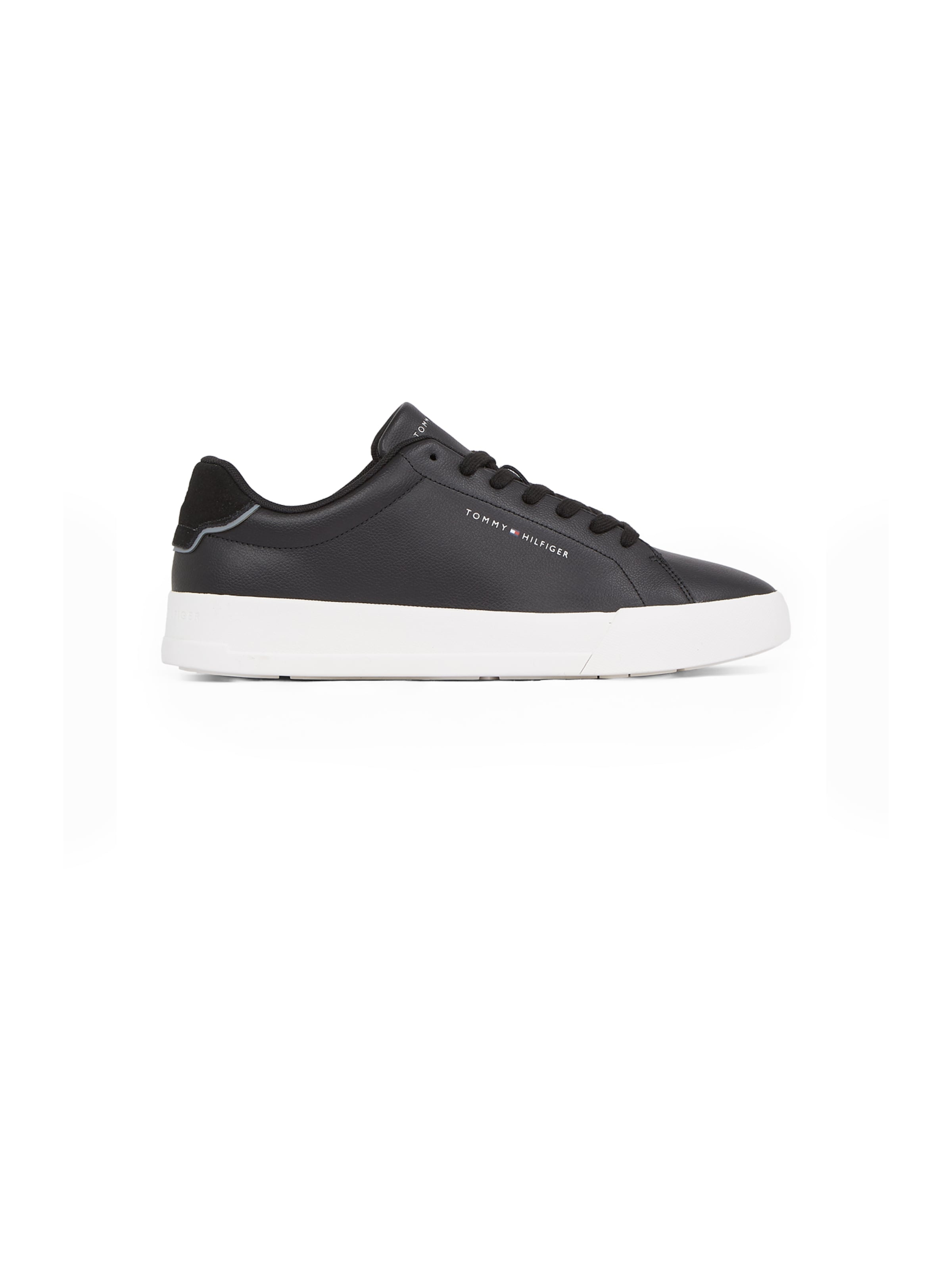 TOMMY HILFIGER Låg sneaker 'Court Ess' i svart