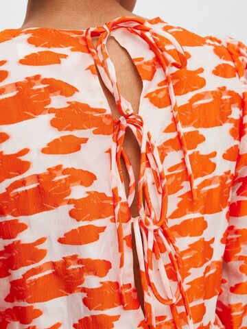 SELECTED FEMME Jurk in Oranje