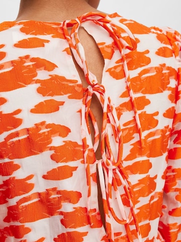 SELECTED FEMME Jurk in Oranje