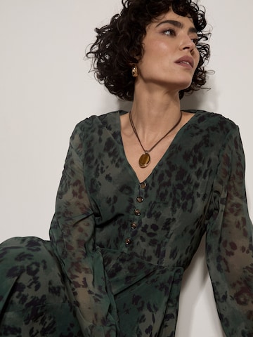 Robe-chemise Apricot en vert