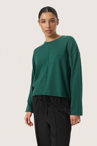 Pull-over 'Spina' SOAKED IN LUXURY en vert : devant