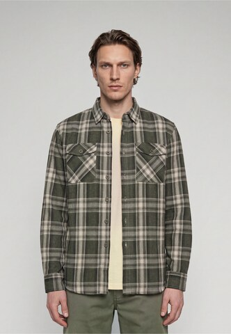 INDICODE JEANS Regular fit Button Up Shirt 'INStanlei' in Green: front