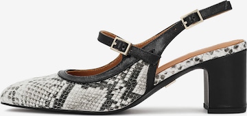 Escarpins à bride arrière Kazar en noir : devant