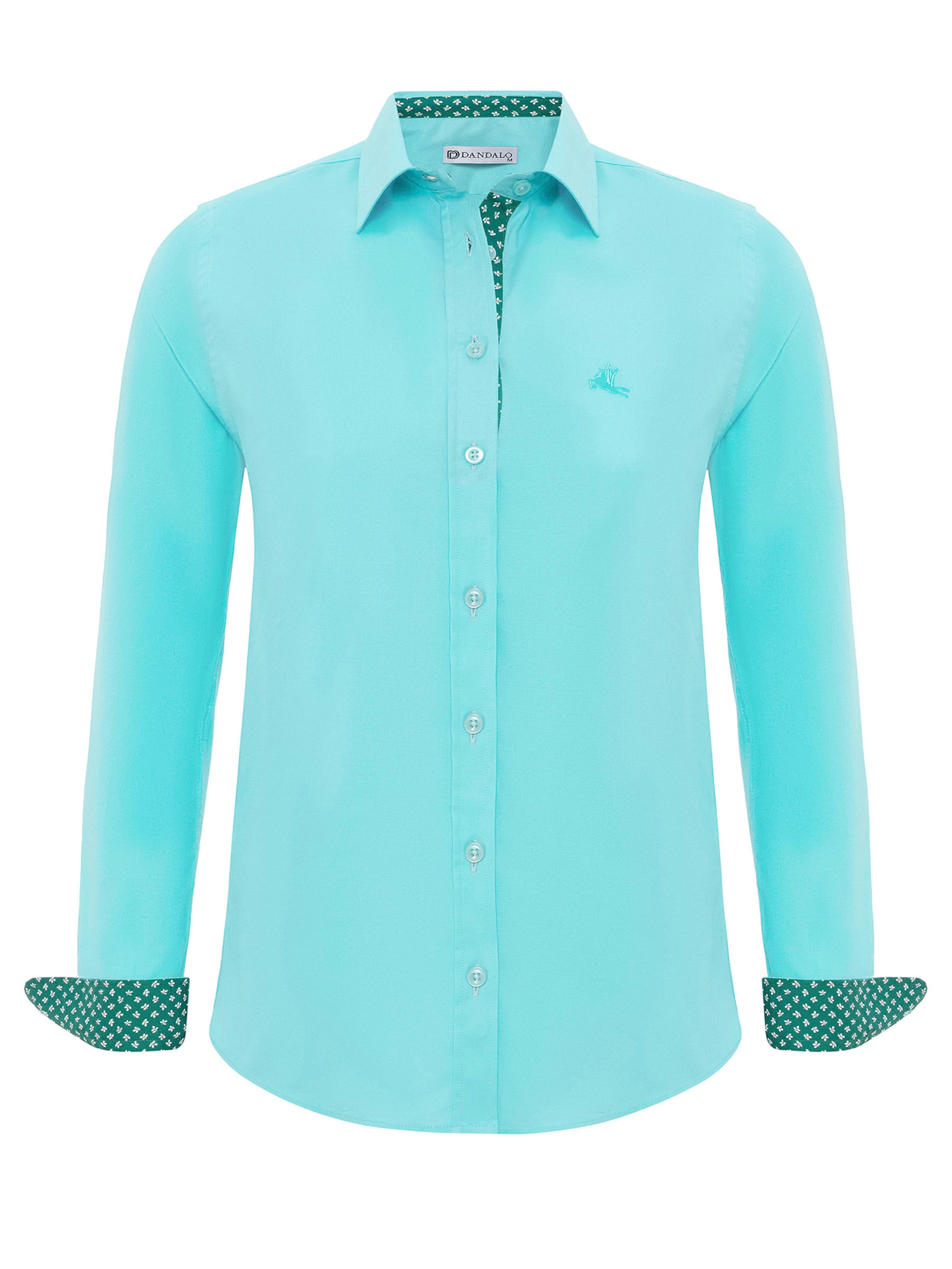 Dandalo Bluse 'Ruby' in Blau: Vorderseite