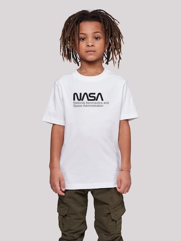 F4NT4STIC Shirt 'NASA' in Wit: voorkant