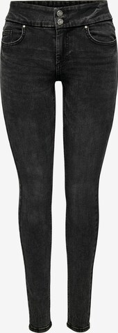 ONLY Skinny Jeans 'BLUSH' in Zwart: voorkant