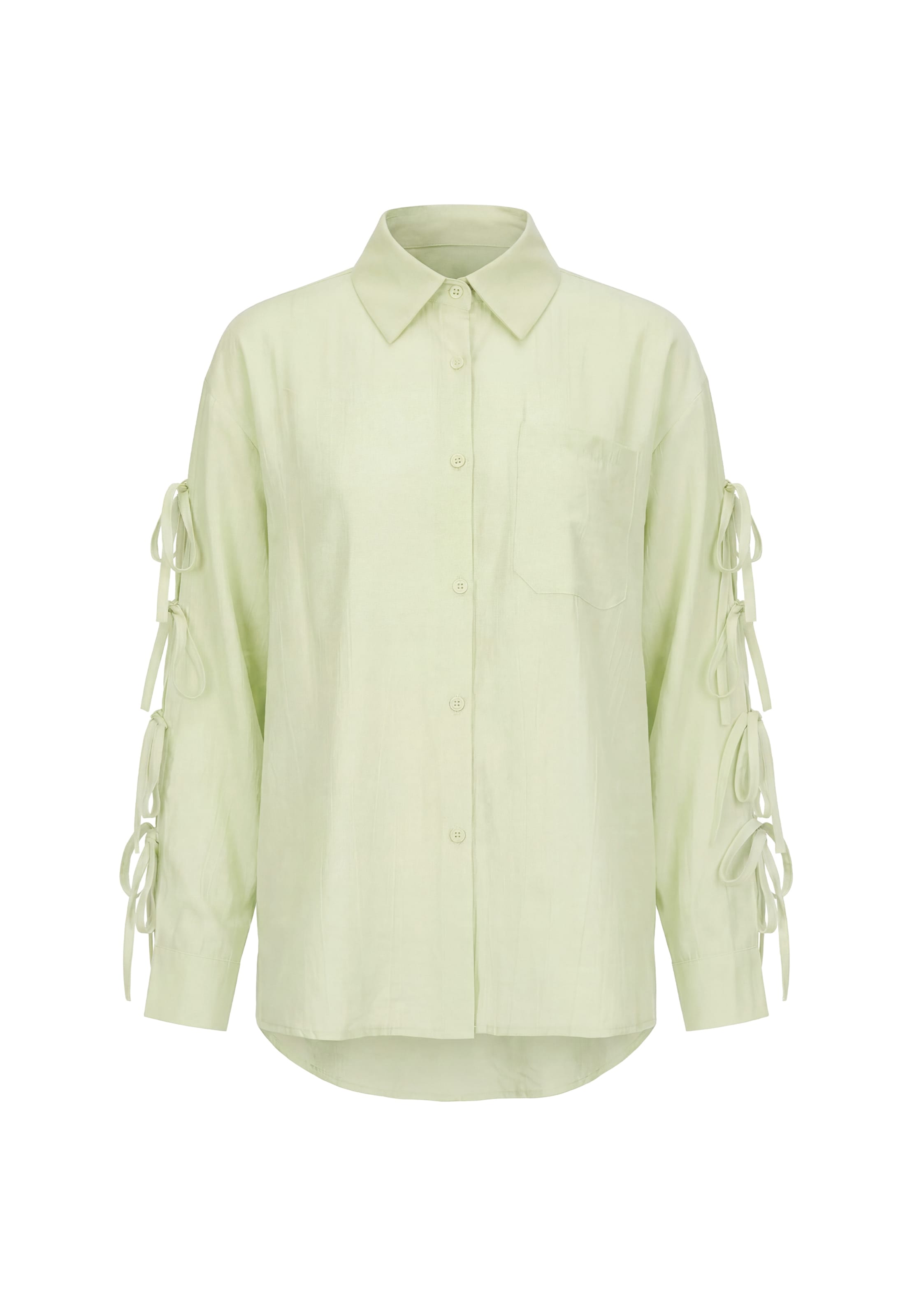 Usha Blouse in Green: front