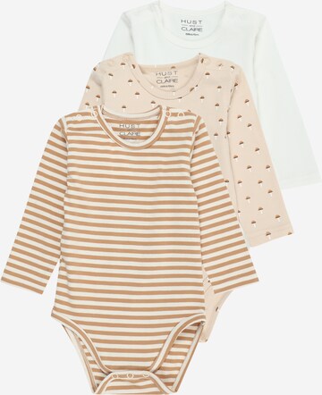 Hust & Claire Romper/Bodysuit in Beige: front