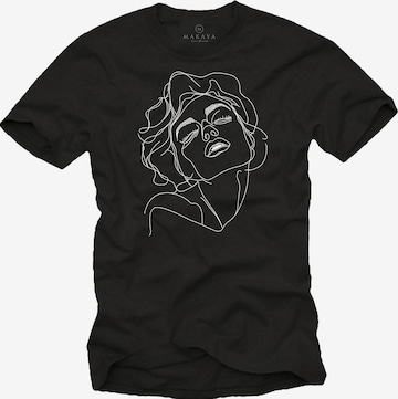 MAKAYA Shirt in Black: front