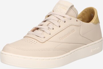 Reebok Platform trainers 'Club C Clean' in Beige: front