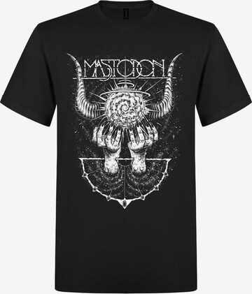 T-Shirt 'Mastodon Horns T-Shirt' Mastodon en noir : devant