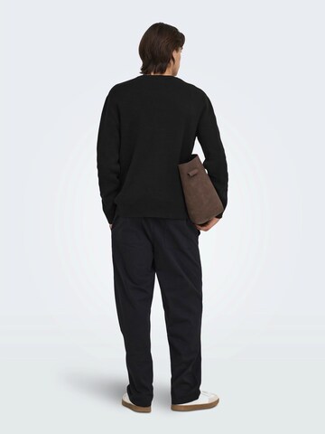 Only & Sons Sweater 'ONSTING' in Black
