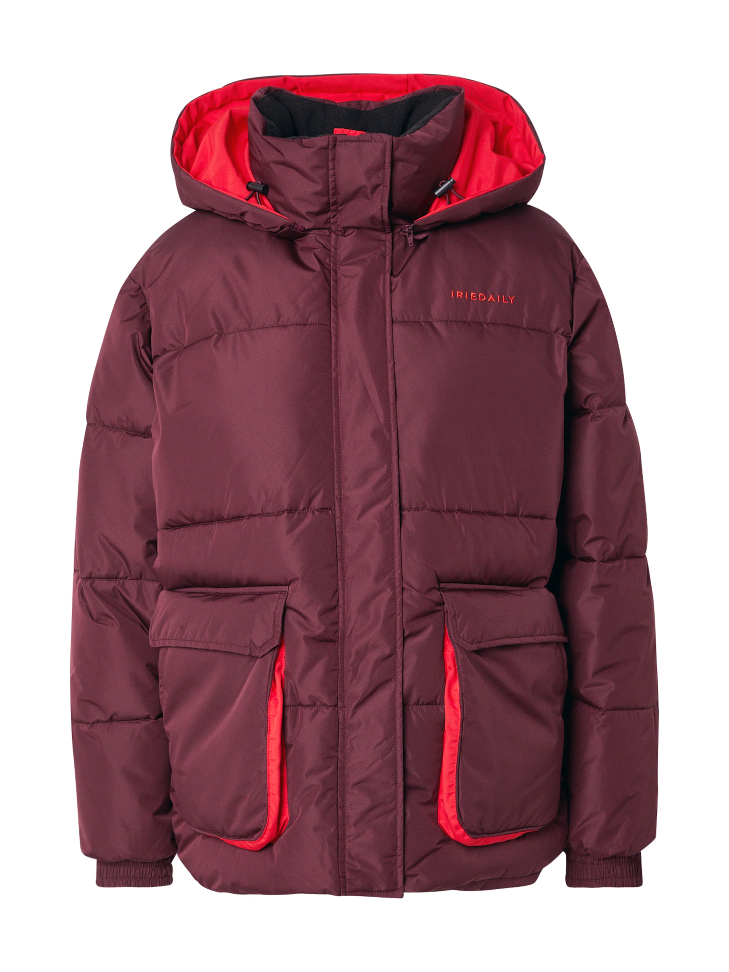 Iriedaily - Chaqueta de invierno en rojo: frente