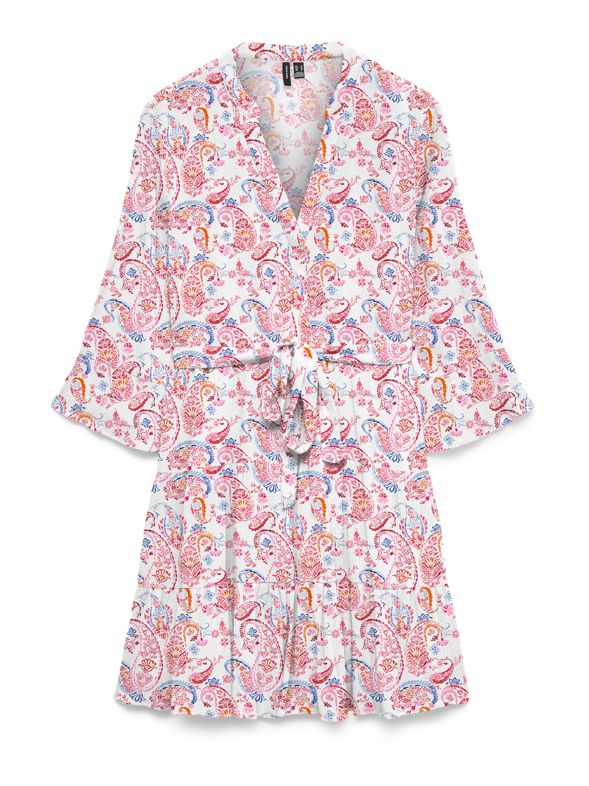 VERO MODA Obleka 'VMMENNY' | modra / oranžna / roza / bela barva, Prikaz izdelka