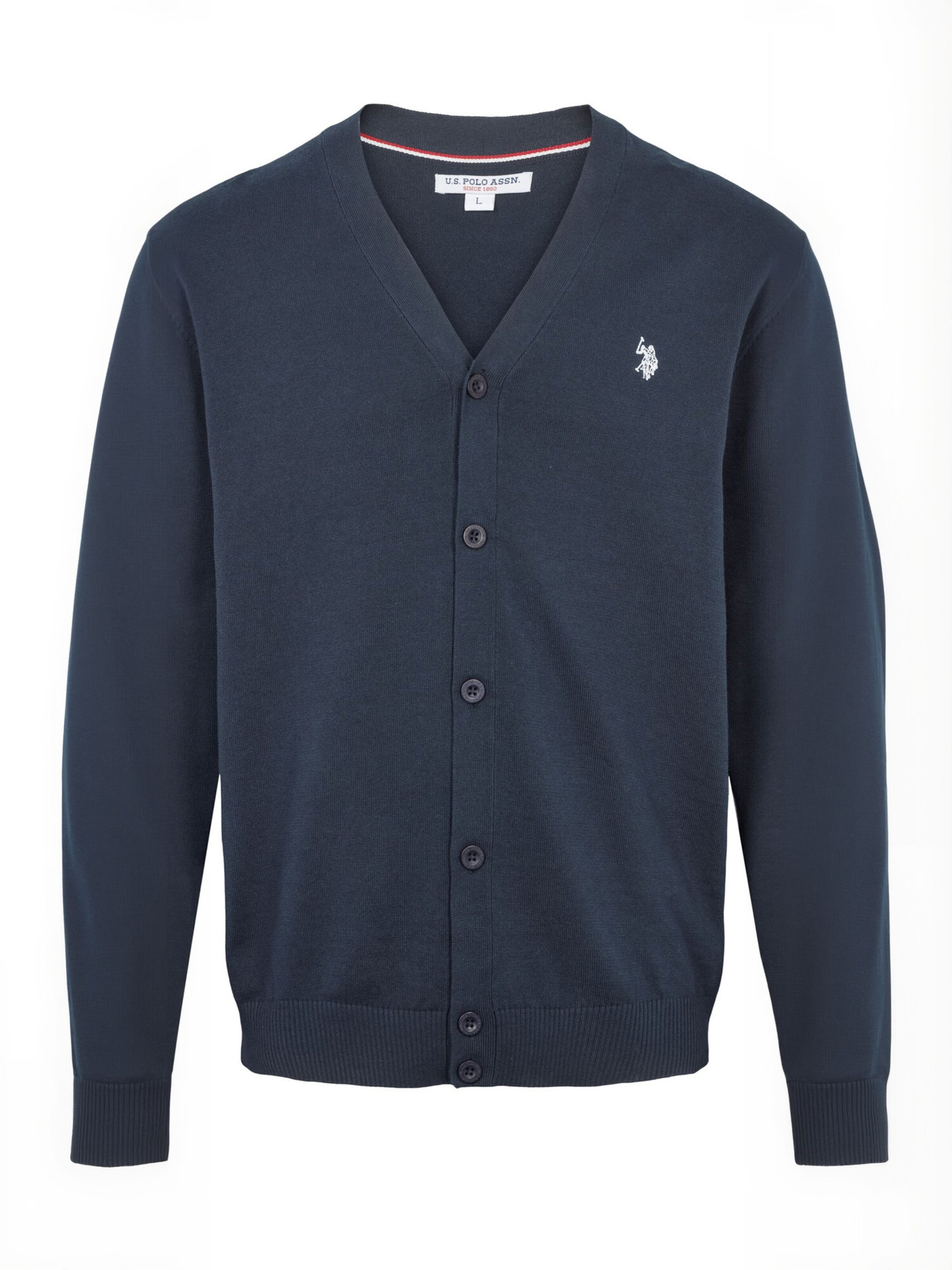 U.S. POLO ASSN. Bluza rozpinana ' UMDolovan ' w kolorze niebieski: przód