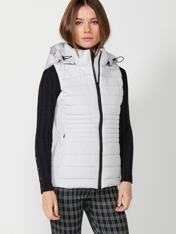 KOROSHI Weste in Grau: Vorderseite