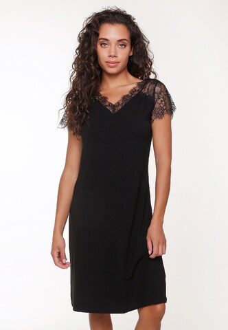 LingaDore Nightgown in Black: front