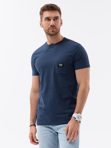 Ombre Shirt 'S1735' in Blauw: voorkant