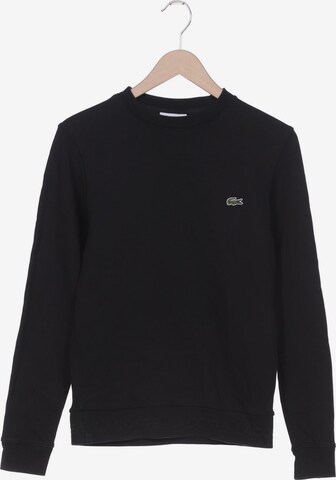 LACOSTE Sweatshirt & Zip-Up Hoodie in XS in Black: front