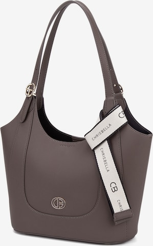 Chrisbella Shoulder Bag in Brown: front