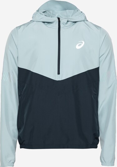 ASICS Sportjacke 'Visibility' in hellblau / dunkelblau, Produktansicht